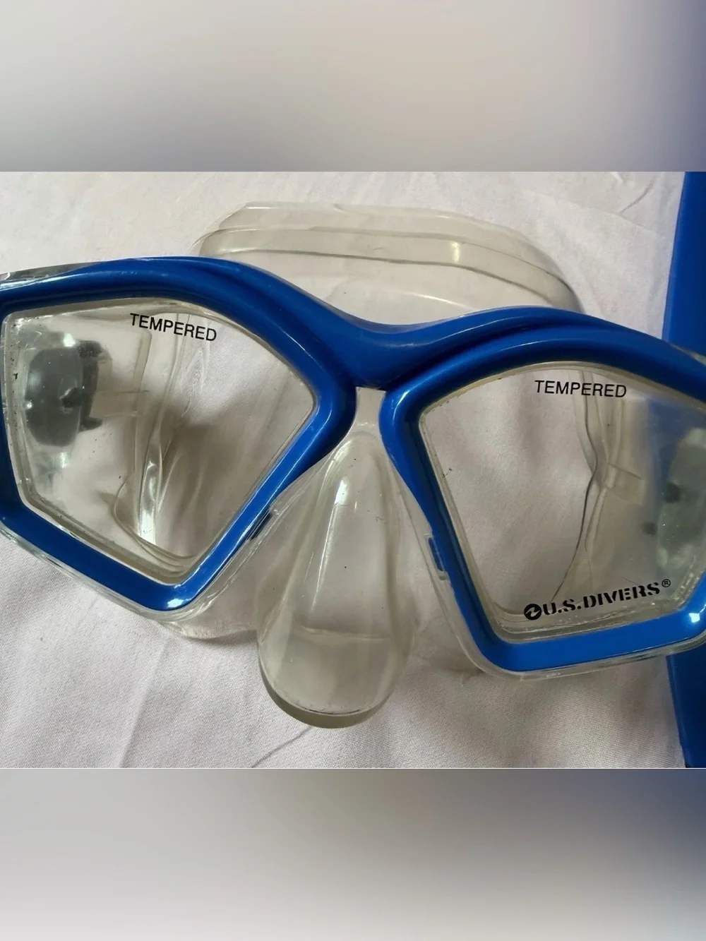Set (2) U.S. Divers 256985 Cozumel Seabreeze Adult Snorkeling Combo Set - Blue